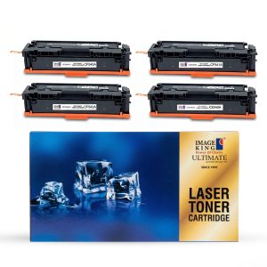 IMAGE KING CF540A / 203A (CF541A, CF542A, CF543A) CMYK Toner Cartridge Compatible With HP Color LaserJet Pro M254dn, M254dw, M254nw, MFP M280nw,MFP M281fdn, MFP M281fdw